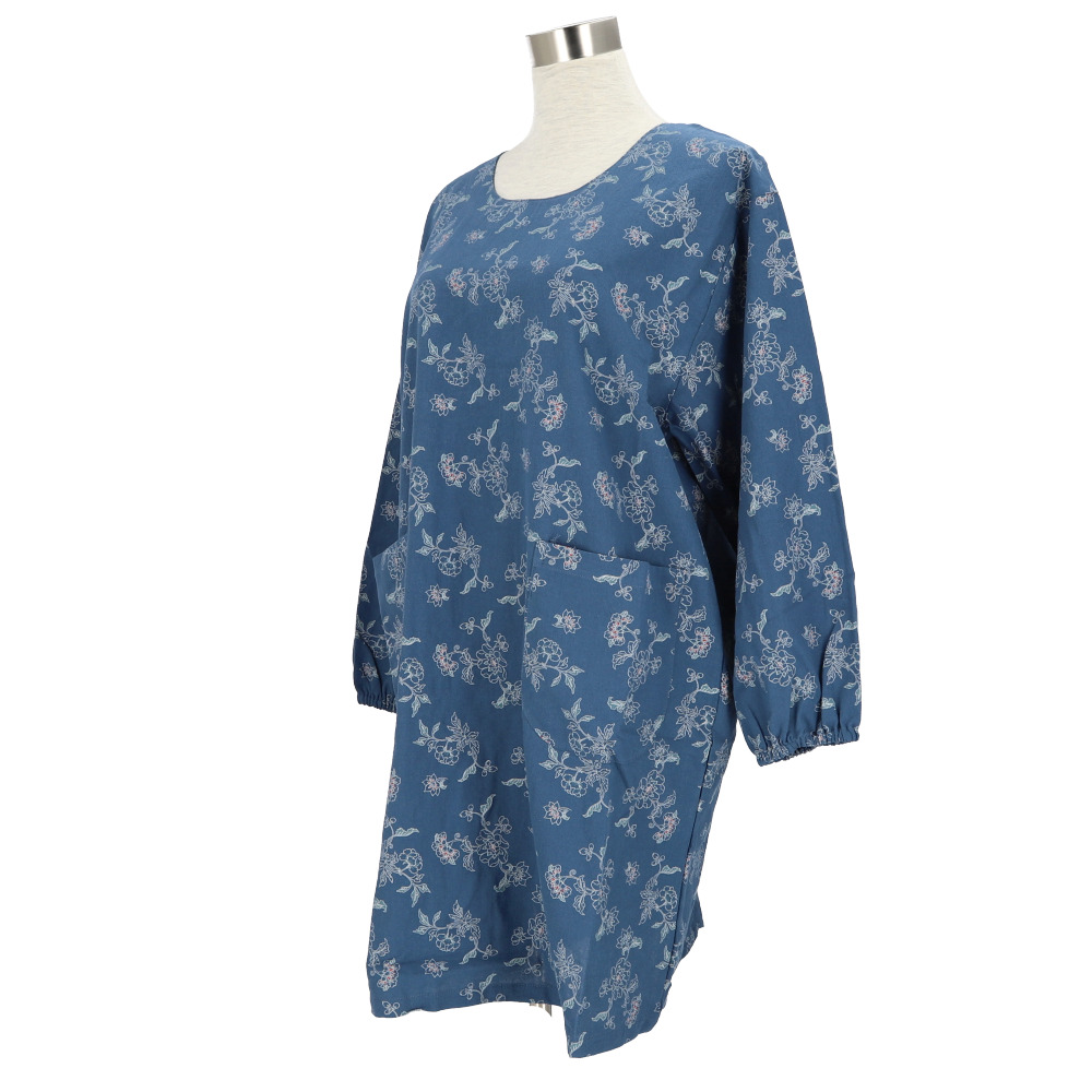 エプロン おしゃれ 通販 かっぽう着 前掛け 保育士 割烹着 長袖 カフェエプロン 介護士 レディース 綿100% コットン ワッシャー加工 かわいい 母の日 エプロン |  | 07