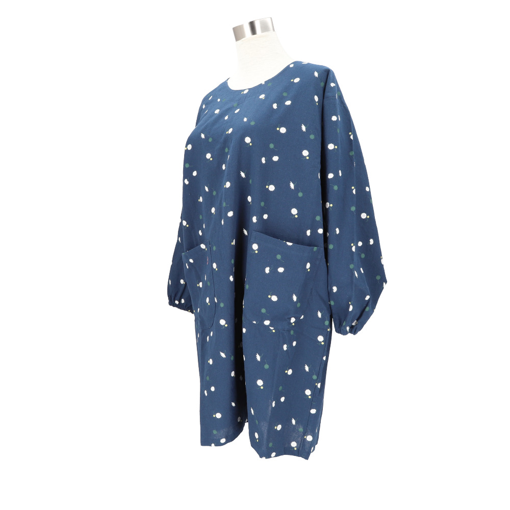 エプロン おしゃれ 通販 かっぽう着 前掛け 保育士 割烹着 長袖 カフェエプロン 介護士 レディース 綿100% コットン ワッシャー加工 かわいい 母の日 エプロン |  | 11