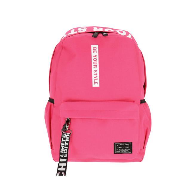 リュック 通学 女子 韓国 通販 おしゃれ 高校生 大容量 中学生 レディース ロゴ ストラップ かわいい 黒 ブラック PC タブレット 収納 軽量 軽い リュック | BACKYARD FAMILY | 06