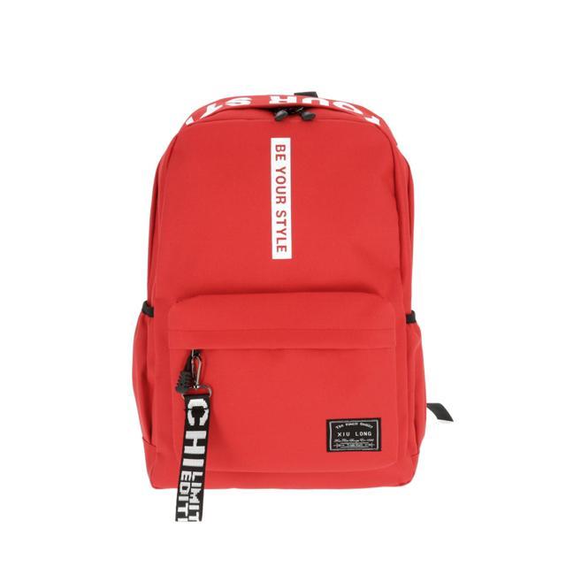 リュック 通学 女子 韓国 通販 おしゃれ 高校生 大容量 中学生 レディース ロゴ ストラップ かわいい 黒 ブラック PC タブレット 収納 軽量 軽い リュック | BACKYARD FAMILY | 08