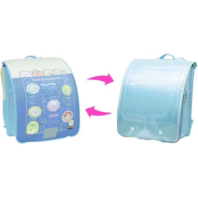 ランドセルカバー 透明 おしゃれ 男の子 女の子 キャラクター すみっコぐらし リバーシブル 両面 クリア 耐水 汚れ防止 キズ隠し ランドセル ランドセルカバー |  | 01
