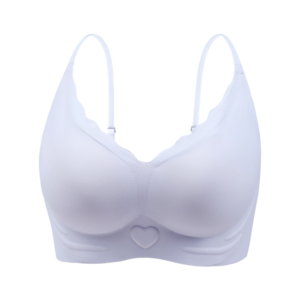 ノンワイヤーブラ 通販 ナイトブラ スポーツブラ スポブラ ブラジャー 下着 肌着 ランジェリー シームレス シンプル 無地 柔らかい 脇高 ジム  ノンワイヤーブラ |  | 04