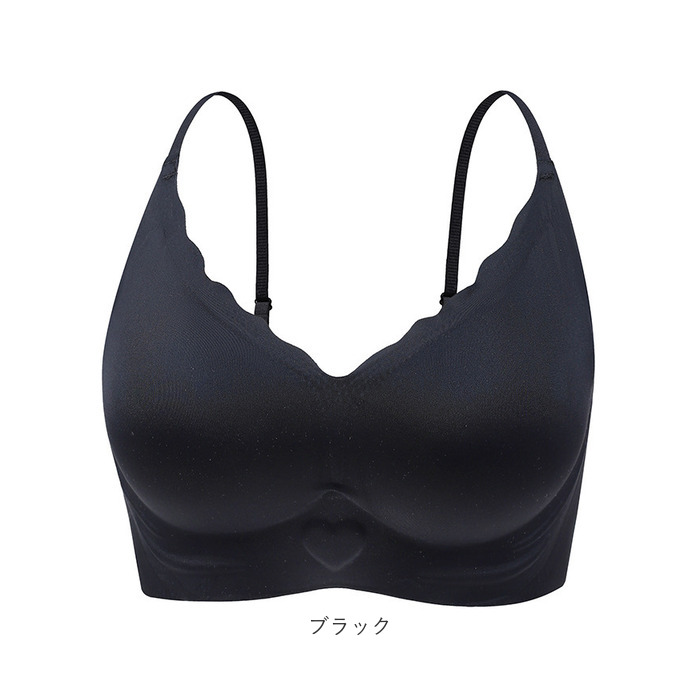 ノンワイヤーブラ 通販 ナイトブラ スポーツブラ スポブラ ブラジャー 下着 肌着 ランジェリー シームレス シンプル 無地 柔らかい 脇高 ジム  ノンワイヤーブラ |  | 15