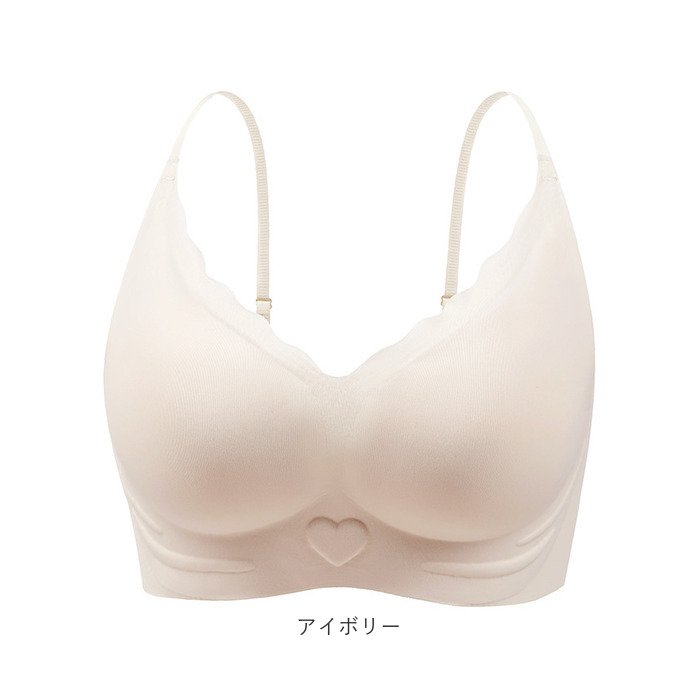 ノンワイヤーブラ 通販 ナイトブラ スポーツブラ スポブラ ブラジャー 下着 肌着 ランジェリー シームレス シンプル 無地 柔らかい 脇高 ジム  ノンワイヤーブラ |  | 16