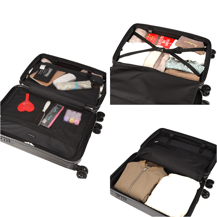 ワイズリー スーツケース 338-2402 通販 キャリーケース キャリーバッグ 旅行カバン 旅行かばん メンズ レディース Mサイズ 52L - 58L ワイズリー |  | 17