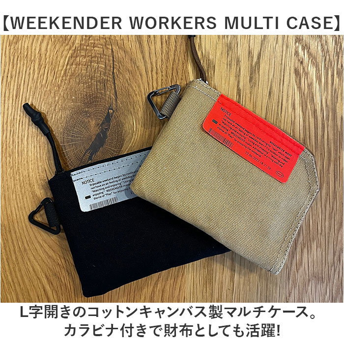 コインケース カラビナ付き 通販 コインパース 小銭入れ ミニポーチ カードケース ミニ財布 L字ファスナー 小物入れ ポーチ パスケース コインケース | Weekender（TIMEX） | 03