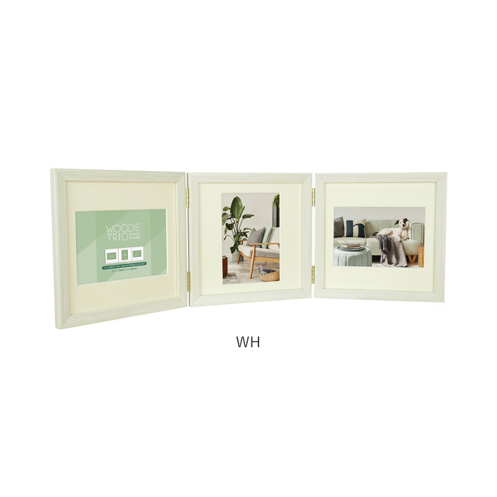 フォトフレーム L判 3枚 通販 万丈 ウッディトリオ フォト フレーム