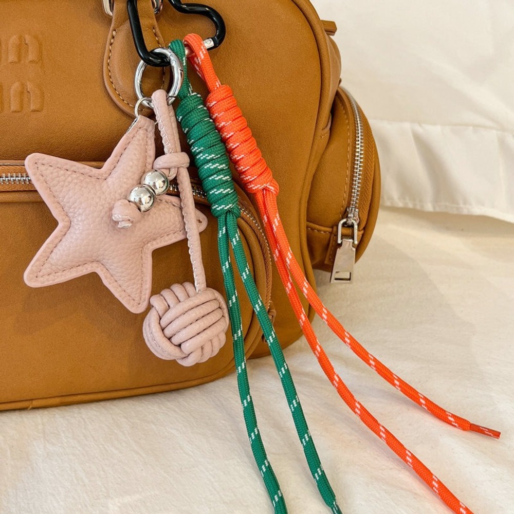 バッグチャーム パラコード 通販 キーホルダー バッグ チャーム バッグアクセサリー キーリング 韓国チャーム ストラップ レディース バッグチャーム |  | 05