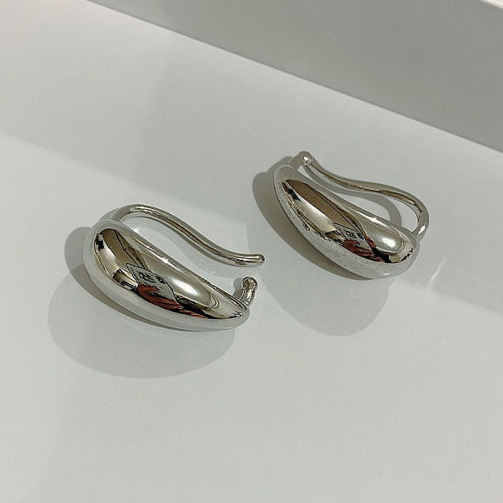 大きめ イヤーカフ レディース 通販 イヤカフ 耳飾り イヤリング 大ぶり イアリング アクセサリー しずく 雫 ドロップ シンプル きれいめ 大人 大きめ | BACKYARD FAMILY | 02