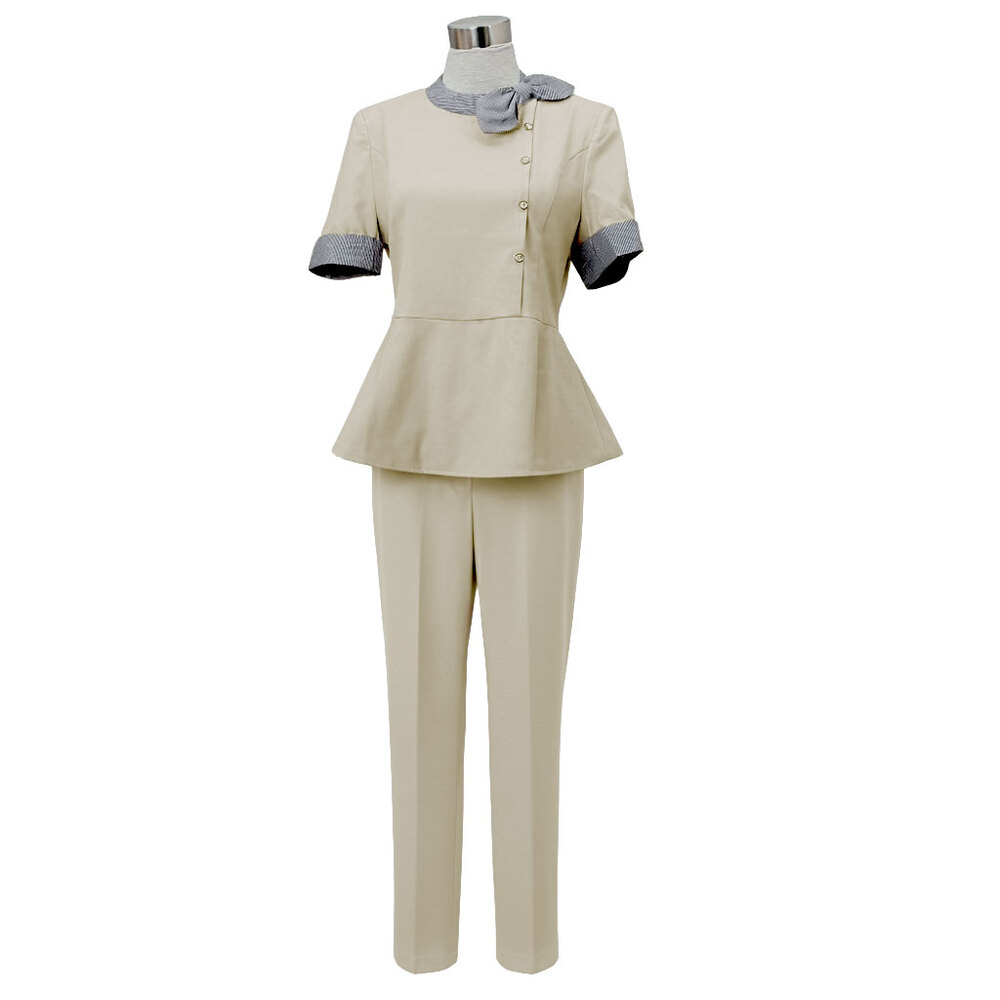 エステ ユニフォーム パンツ 通販 エステユニフォーム 制服 サロン 半袖 長ズボン ロングパンツ スパ マッサージ レディース パンツスーツ エステ | BACKYARD FAMILY | 02