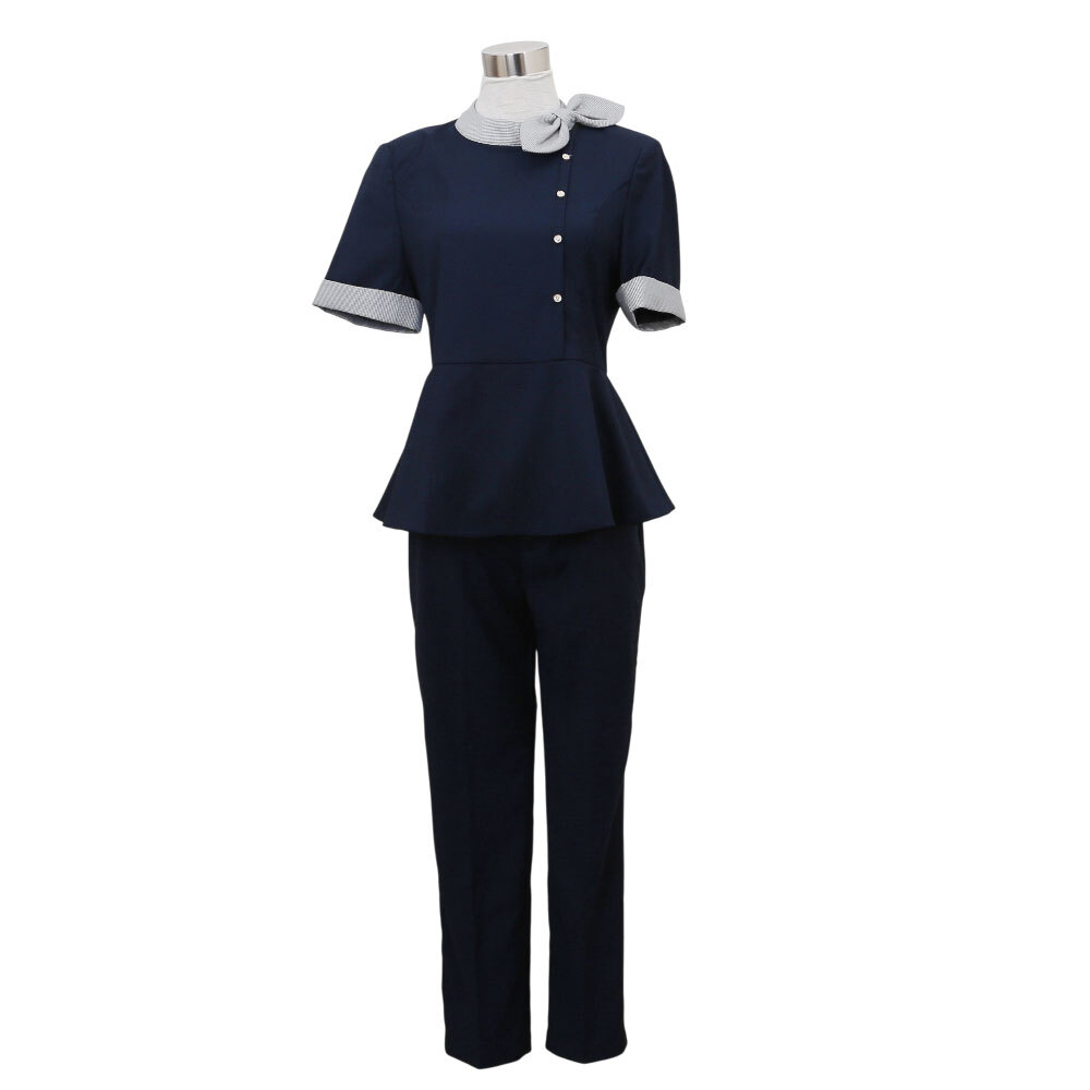 エステ ユニフォーム パンツ 通販 エステユニフォーム 制服 サロン 半袖 長ズボン ロングパンツ スパ マッサージ レディース パンツスーツ エステ | BACKYARD FAMILY | 03