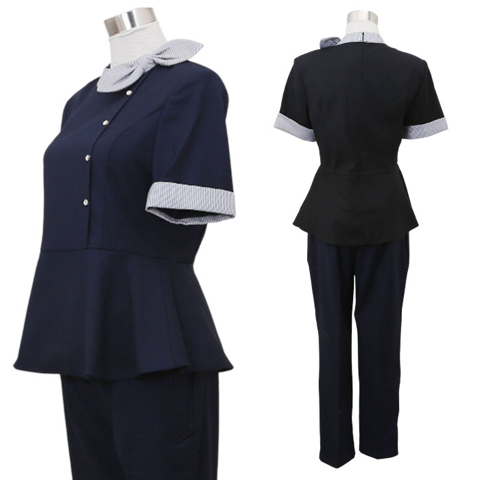 エステ ユニフォーム パンツ 通販 エステユニフォーム 制服 サロン 半袖 長ズボン ロングパンツ スパ マッサージ レディース パンツスーツ エステ | BACKYARD FAMILY | 09