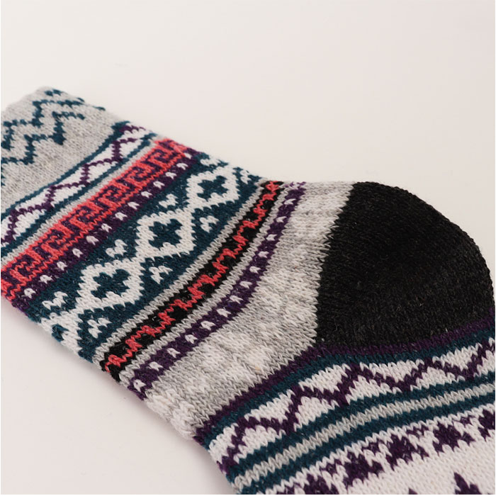 カラフル ソックス 5足セット レディース 通販 レディースソックス くつ下 靴下 くつした 保温 厚手 柄 デザインソックス セット 暖かい カラフル |  | 09