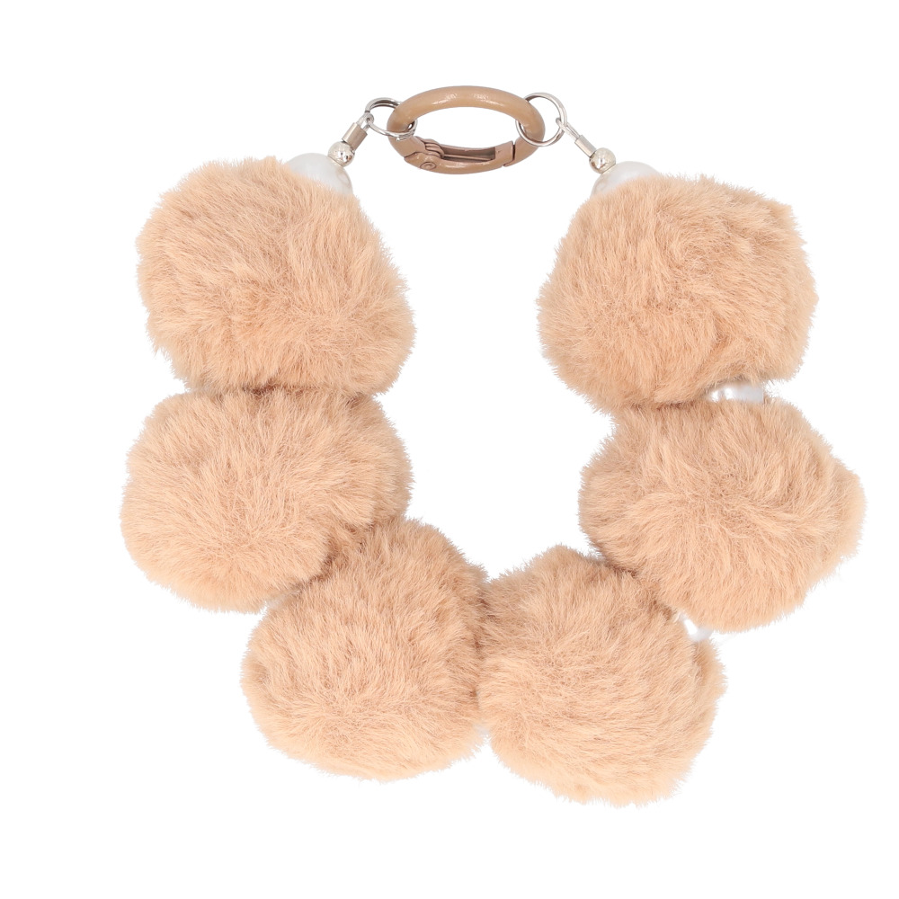 スマホ ストラップ ブレスレット 通販 スマホストラップ ハンドストラップ 手首 もこもこ モコモコ かわいい 可愛い ボンボン パール ビーズ スマホ |  | 02