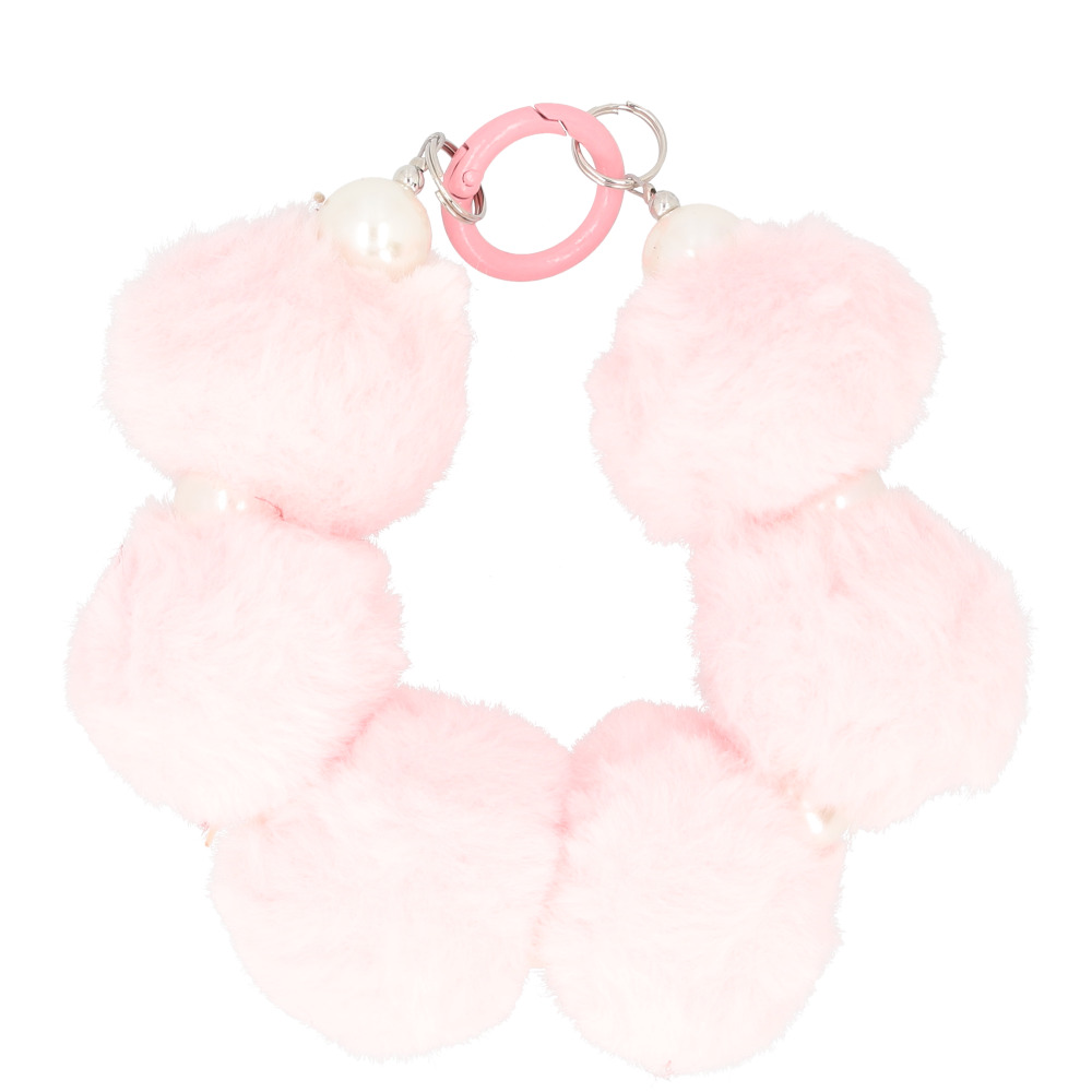 スマホ ストラップ ブレスレット 通販 スマホストラップ ハンドストラップ 手首 もこもこ モコモコ かわいい 可愛い ボンボン パール ビーズ スマホ |  | 07