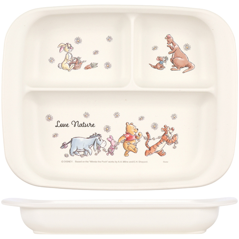 ベビー食器 キャラクター ランチプレート 通販 赤ちゃん 食器 仕切り皿 皿 お皿 すくいやすい SKATER スケーター XP7AG 抗菌加工 食洗機対応 | ブランド登録なし | 02