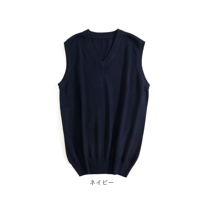 ニット ベスト メンズ Vネック 通販 ニットベスト チョッキ ウールベスト レイヤード 重ね着 ウール ポリエステル 春 秋 ノースリーブ 暖かい あたたかい ニット |  | 17