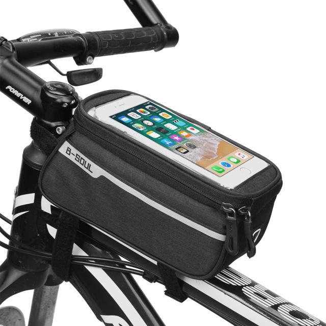 スマホスタンド 通販スマホスタンド 自転車 スマホケース 自転車用スマホホルダー スマホバッグ 携帯ホルダー フレームバッグ オートバイ バイク スマホスタンド | BACKYARD FAMILY | 03