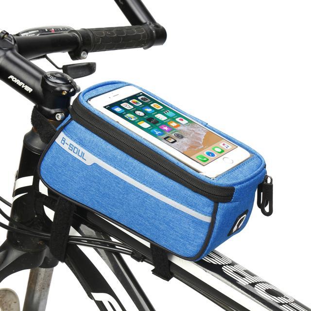 スマホスタンド 通販スマホスタンド 自転車 スマホケース 自転車用スマホホルダー スマホバッグ 携帯ホルダー フレームバッグ オートバイ バイク スマホスタンド | BACKYARD FAMILY | 02