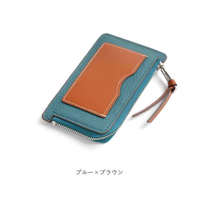 コインケース 革 パスケース 通販 小銭入れ カードケース ミニ財布 財布 メンズ レディース ミニウォレット 本革 ファスナー さいふ 可愛い レザー コインケース | ブランド登録なし | 15