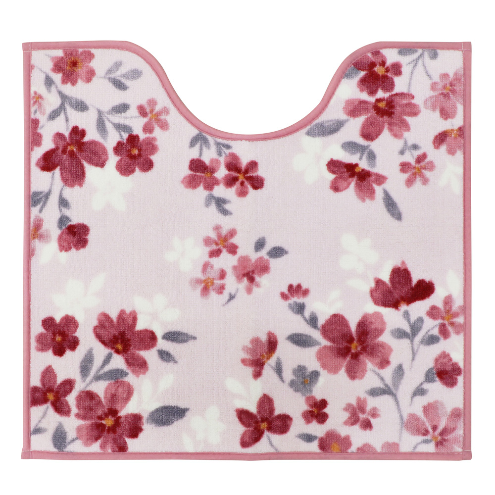 トイレマット 通販トイレマット おしゃれ 花柄 洗える 滑りにくい 洗濯可 引越祝い 新生活 一人暮らし プレゼント ギフト かわいい カジュアル トイレマット |  | 10