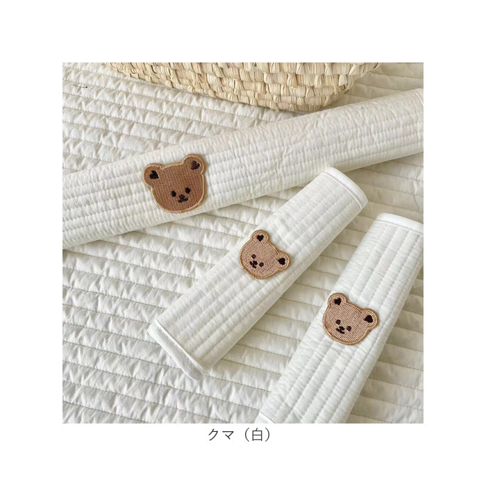 ベビーカー 肩 ベルト カバー 通販 ベルトカバー よだれカバー バンパーバーカバー ベビーカー用 バーカバー 3点セット フロントバー セーフティーバー | BACKYARD FAMILY | 19