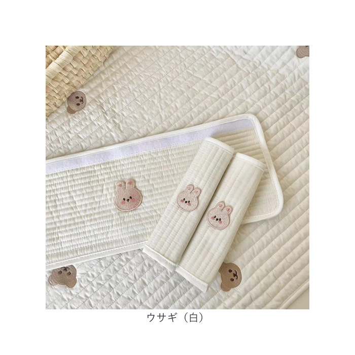 ベビーカー 肩 ベルト カバー 通販 ベルトカバー よだれカバー バンパーバーカバー ベビーカー用 バーカバー 3点セット フロントバー セーフティーバー | BACKYARD FAMILY | 20