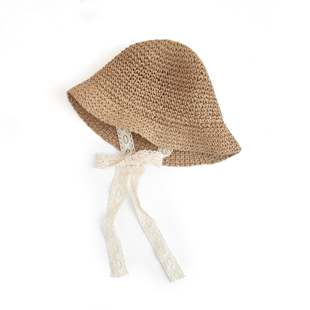 帽子 キッズ 麦わら帽子 通販 キッズ帽子 ぼうし ナチュラルハット 子供帽子 リボン レース あご紐付き あご紐 日除け 日よけ 夏用 夏 女の子 男の子 帽子 |  | 02