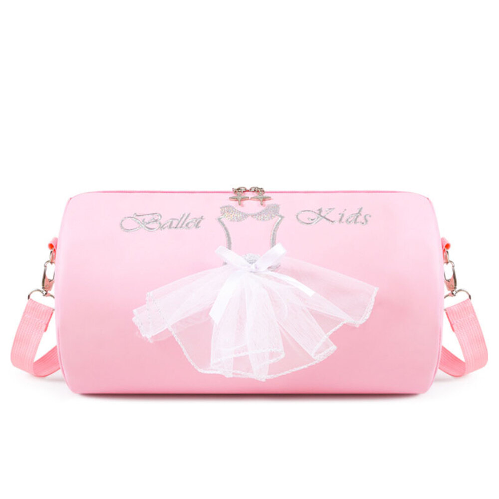 バレエ バッグ 子供 女の子 大容量 通販 バレエバッグ バレエバック ドラムバッグ ドラムバック ショルダー 斜めかけ 肩掛け ロールボストン バレリーナ バレエ | BACKYARD FAMILY | 03