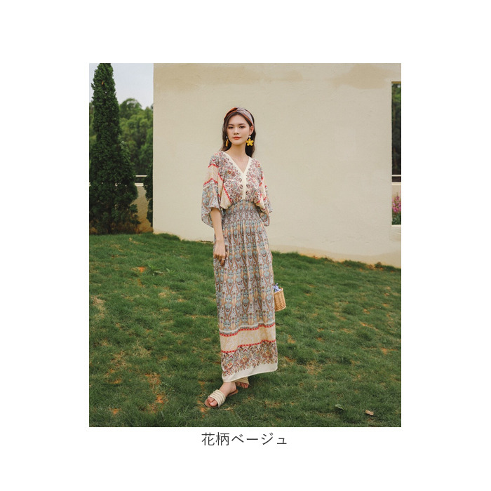 リゾートワンピース ワンピース 通販 ボヘミアンワンピース ワンピ リゾートワンピ ロングワンピース ロングワンピ マキシ丈ワンピース  リゾートワンピース |  | 12