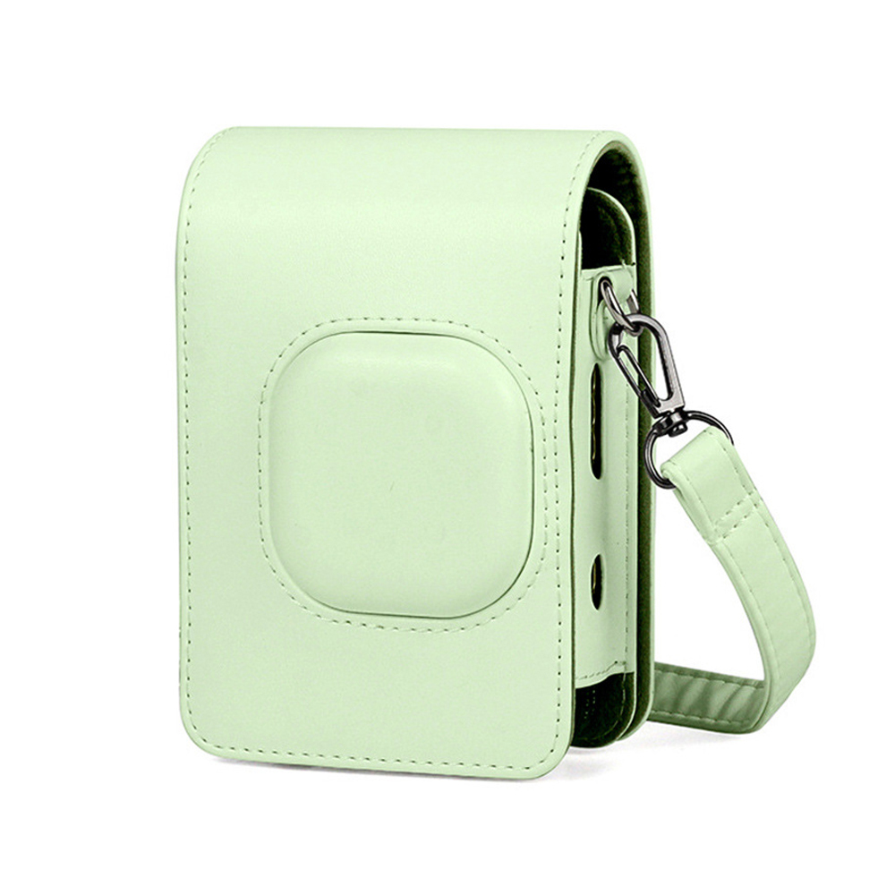 かわいい チェキ ケース instax mini LiPlay 専用ケース カメラケース 88×136cm レザー調 ストラップ付属 携帯 シンプル カバー 全面保護 収納ポーチ  かわいい |  | 06