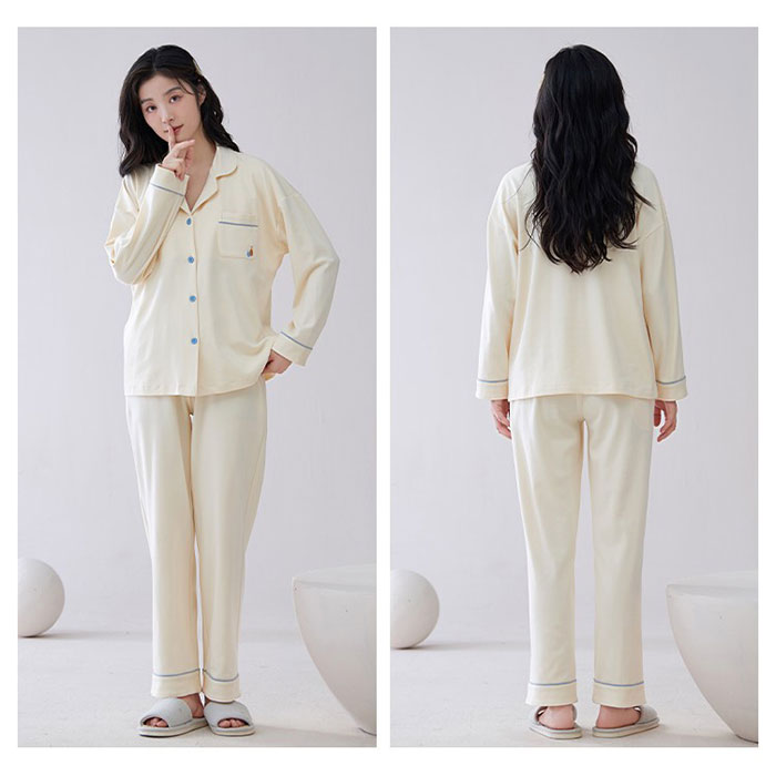 パジャマ レディース 綿100% 長袖 通販 ルームウェア 部屋着 上下セット 寝巻き 寝間着 寝巻 ねまき 長ズボン 上下 セット 前開き ウエストゴム パットつき パッド付き かわいい おしゃれ 吸湿 吸汗 入院 ルームウエア ナイトウエア ナイトウェア パジャマ レディース 綿100% 長袖 通販 ルームウェア 部屋着 上下