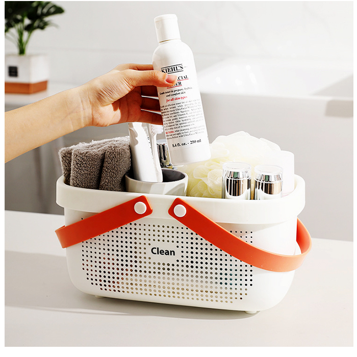 お風呂バスケット 通販 カゴ かご 整理用品 ...の詳細画像2
