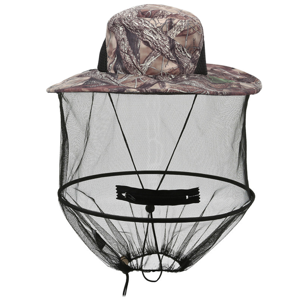 虫よけ 帽子 ネット 通販 帽子ネット 虫除け帽子 防虫ネット ネット付き帽子 網 蚊よけ 虫除け 折り畳み 折りたたみ おりたたみ チャック付き 日除け 虫よけ | BACKYARD FAMILY | 12