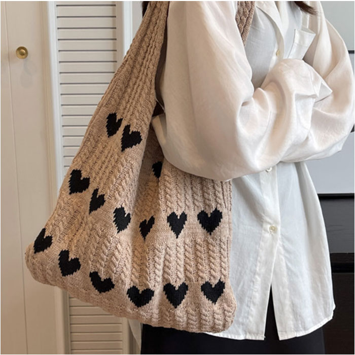 BACKYARD FAMILY（バックヤードファミリー） ニット トートバッグ