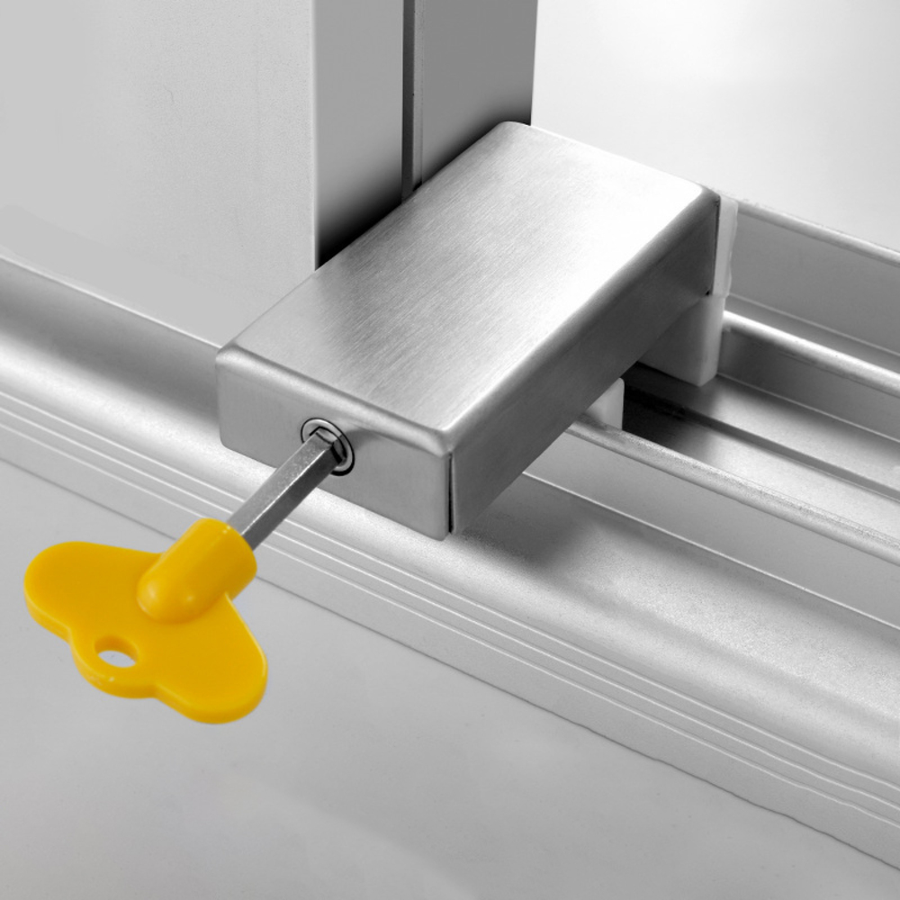 窓 防犯 ストッパー 通販 窓ストッパー 窓ロック チャイルドロック 転落防止 子供 鍵 後付け マドロック 補助錠 網戸 補助ロック 穴あけ 不要 サッシ 窓用 窓 |  | 01