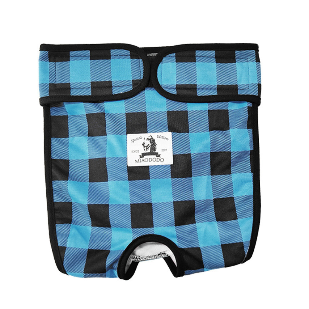 犬 通販犬 マナーパンツ 中型犬 大型犬 サニタリーパンツ マナーバンド オムツカバー ドッグウェア 犬の服 マーキング防止 チェック しつけ トイレ 介護 犬 | ブランド登録なし | 03