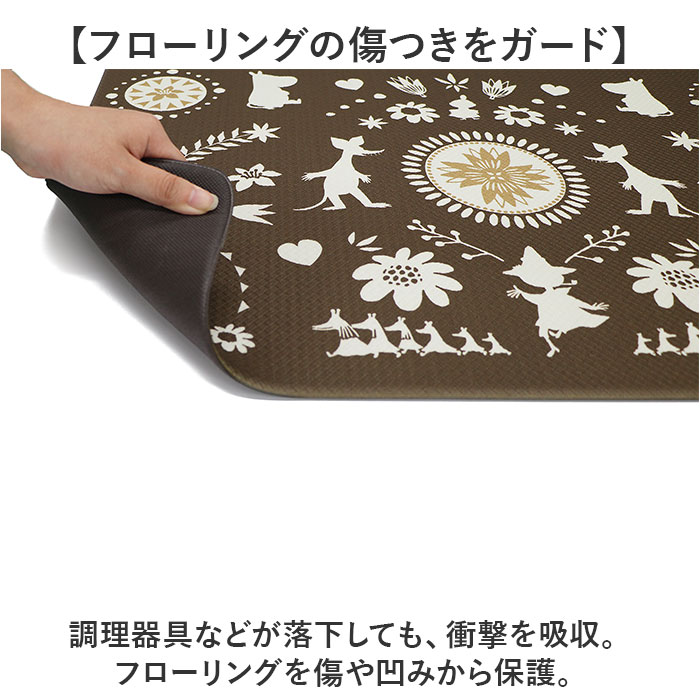 キッチンマット ムーミン 拭ける 240 通販...の詳細画像4