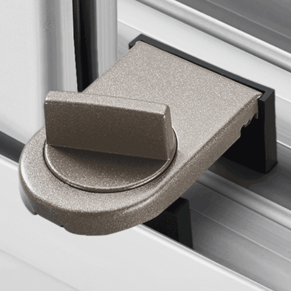 窓 防犯 ストッパー 通販 補助錠 補助鍵 窓ストッパー 窓用補助錠 窓ロック 上枠 下枠兼用 サッシロック 窓補助錠 補助ロック 引き戸 セキュリティ |  | 02