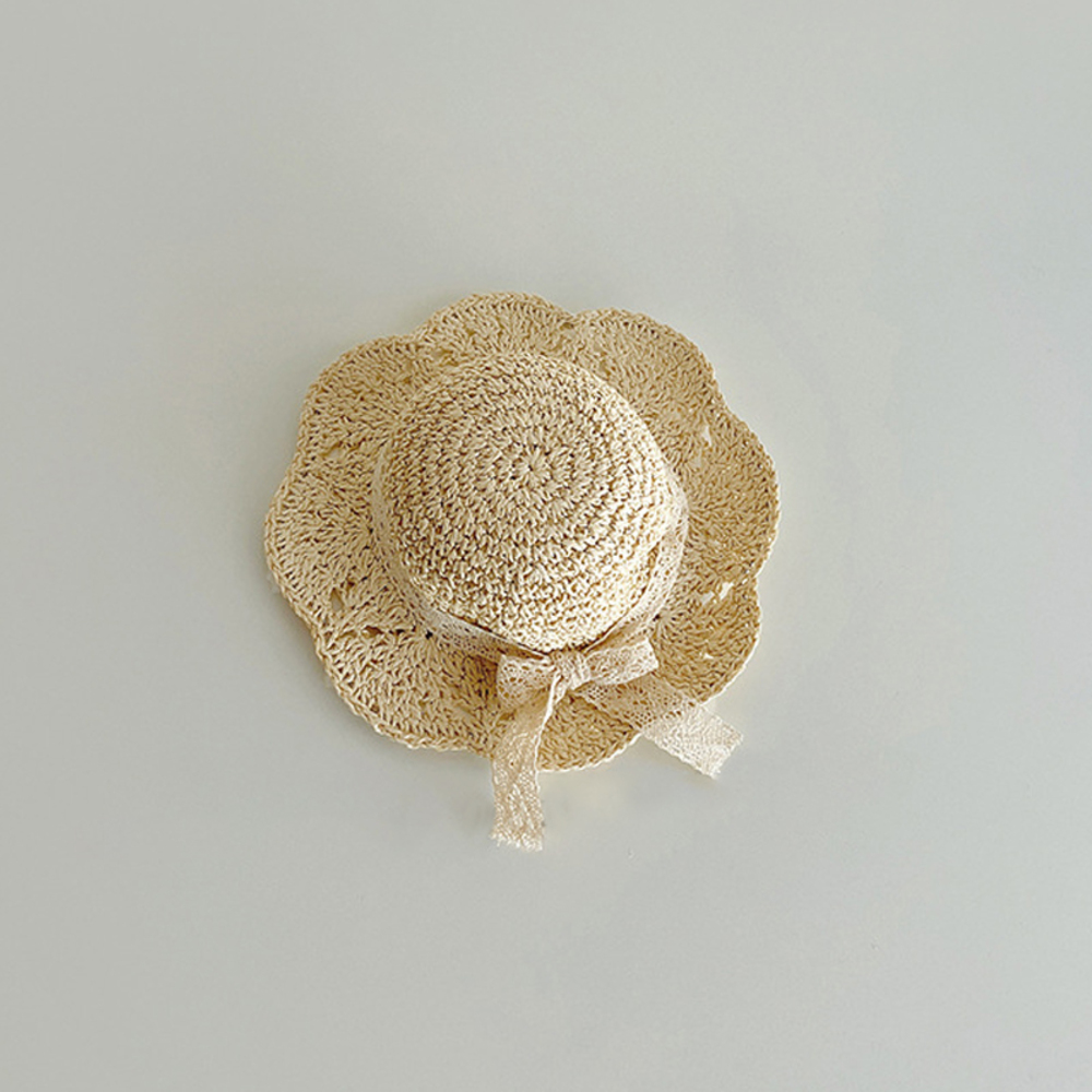 キッズ 通販キッズ 麦わら帽子 女の子 麦わら 帽子 子供 日除け帽子 日よけ帽子 ストローハット ペーパーハット 可愛い ゴム付き 子供 こども 子ども キッズ | ブランド登録なし | 03