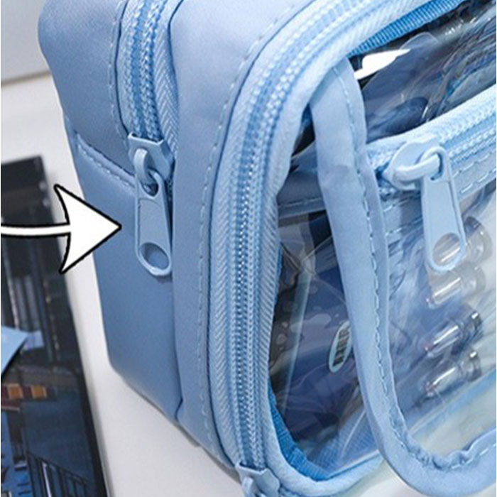 ペンポーチ 透明 通販 ペンケース 筆箱 クリアペンケース ふでばこ 痛ペンケース クリア 大容量 筆入れ 推し活 コスメポーチ 中学生 高校生 小学生 ペンポーチ |  | 15