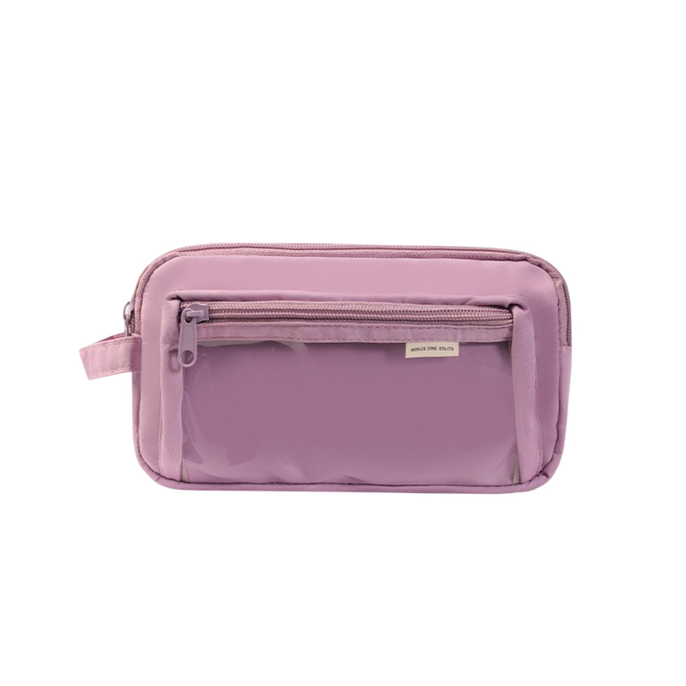 ペンポーチ 透明 通販 ペンケース 筆箱 クリアペンケース 痛ペンケース ふでばこ クリア 大容量 筆入れ 推し活 コスメポーチ 中学生 高校生 小学生 ペンポーチ |  | 03