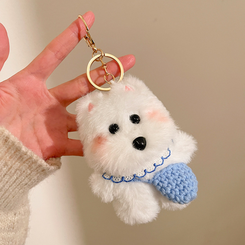 バッグチャーム ぬいぐるみ 犬 通販 ウェスティ グッズ ウエストハイランドホワイトテリア ぬいぐるみキーホルダー アニマルキーホルダー | BACKYARD FAMILY | 05