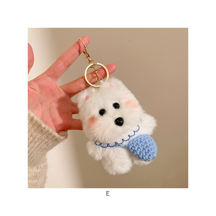 バッグチャーム ぬいぐるみ 犬 通販 ウェスティ グッズ ウエストハイランドホワイトテリア ぬいぐるみキーホルダー アニマルキーホルダー | BACKYARD FAMILY | 15