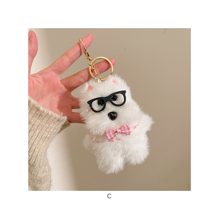 バッグチャーム ぬいぐるみ 犬 通販 ウェスティ グッズ ウエストハイランドホワイトテリア ぬいぐるみキーホルダー アニマルキーホルダー | BACKYARD FAMILY | 13