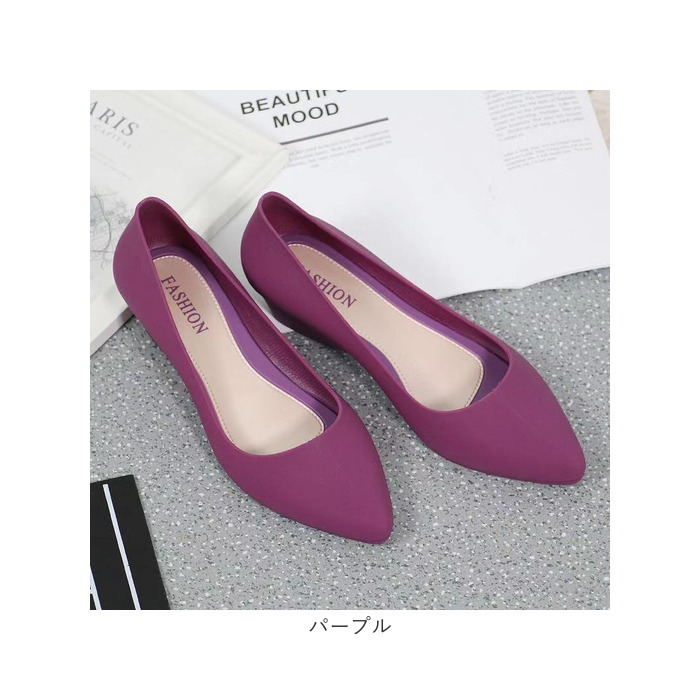 撥水 パンプス 通販 レインシューズ レディース レインパンプス ローヒールパンプス レディース靴 晴雨兼用 靴 くつ クツ 歩きやすい 通勤 シューズ はっ水 撥水 | BACKYARD FAMILY | 20