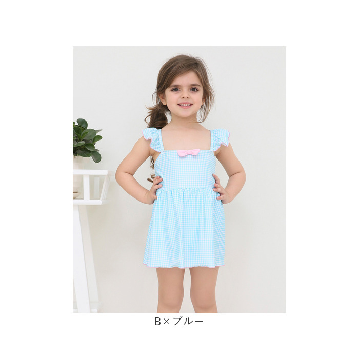 キッズ 水着 女の子 ワンピース 通販 スイムウェア キッズ水着 オールインワン みずぎ 子供水着 キャミソール ノースリーブ フリル?リボン こども 子供 キッズ |  | 24