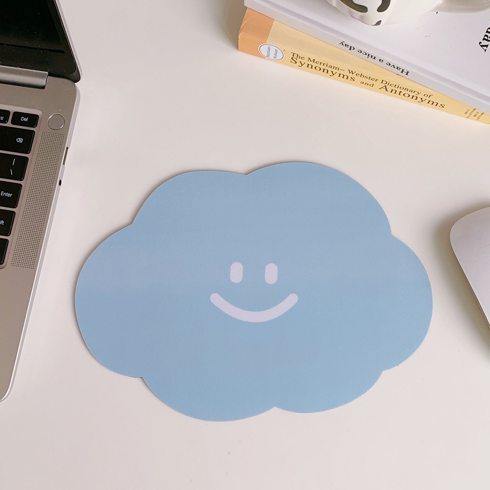 マウスパッド オシャレ おしゃれ 薄型 パソコン周辺機器 雲 くも クラウド かわいい 可愛い リモートワーク PCアクセ オフィス 事務所 マウスパッド | BACKYARD FAMILY | 01