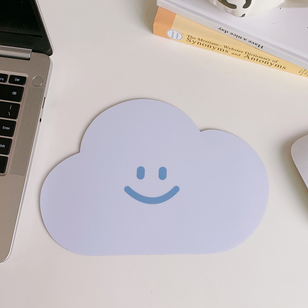 マウスパッド オシャレ おしゃれ 薄型 パソコン周辺機器 雲 くも クラウド かわいい 可愛い リモートワーク PCアクセ オフィス 事務所 マウスパッド | BACKYARD FAMILY | 02