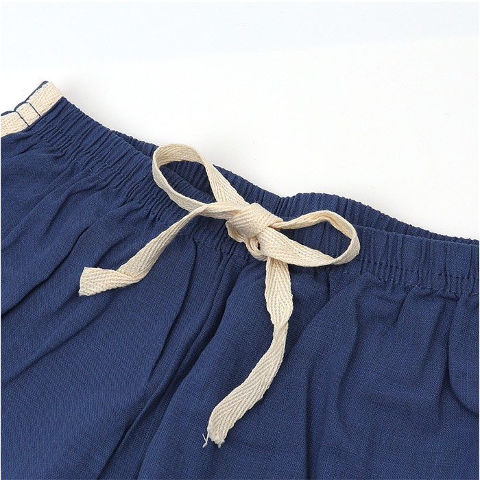 ロングパンツ キッズ 薄手 通販 パンツ 部屋着 ズボン 長ズボン ロング 子供用 子ども用 裾絞り ウエストゴム 2本ライン 着回し 男の子 女の子 ロングパンツ |  | 13